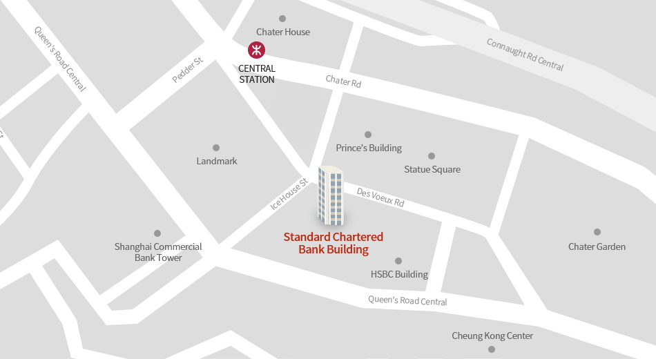 Standard Chartered Bank Building map