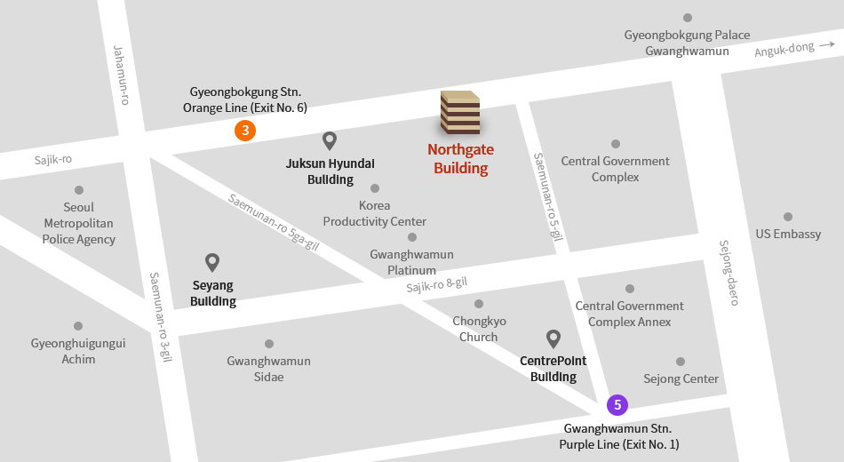 Northgate Building
                  map