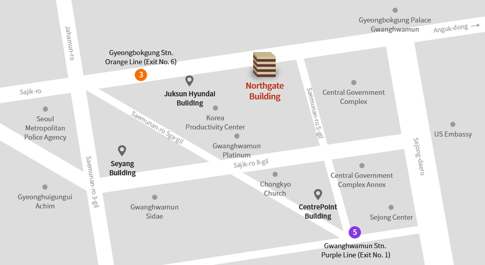 Northgate Building
                  map